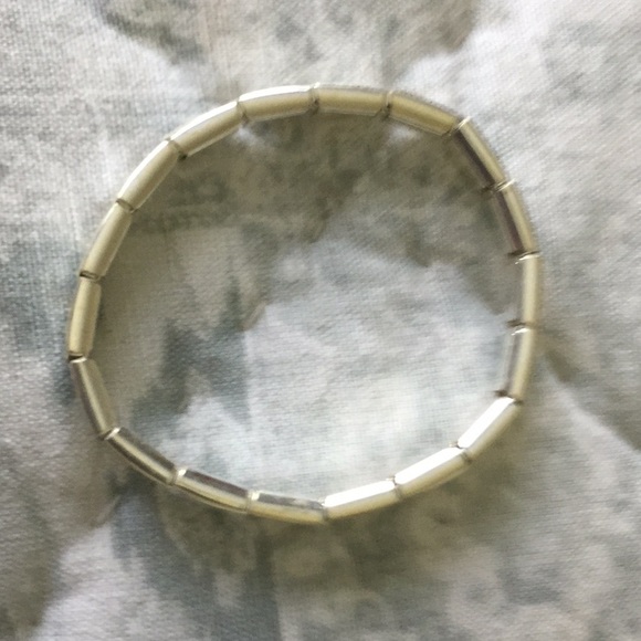 2tone silver metal bracelet - Picture 4 of 4